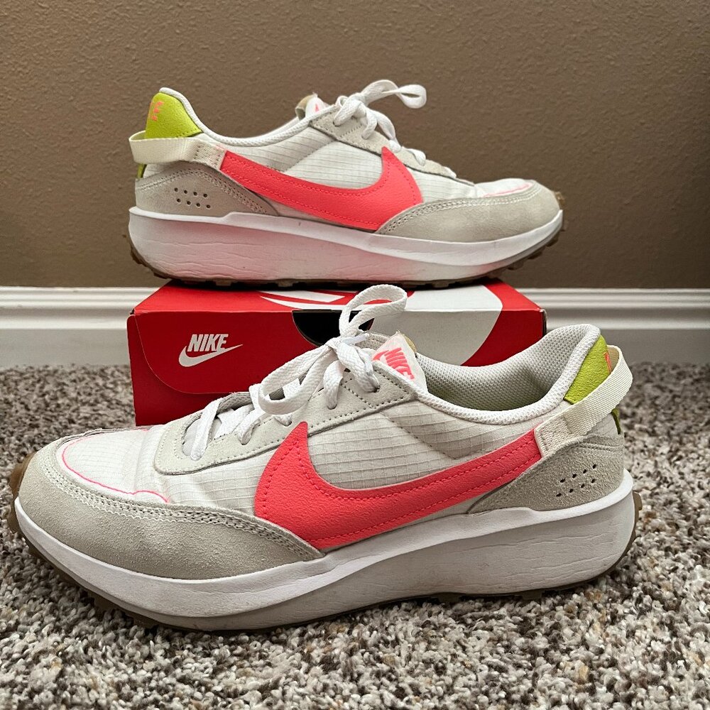 NIKE Waffle Debut | SZ 10 Hot Punch Bright Cactus